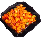 Палтус в кисло-сладком