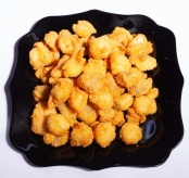 Палтус в сухарях