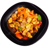 Палтус в соевом соусе