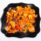 Свинина с овощами